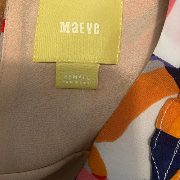 Anthropologie Maeve Shift Silk Dress - Picture 7 of 8